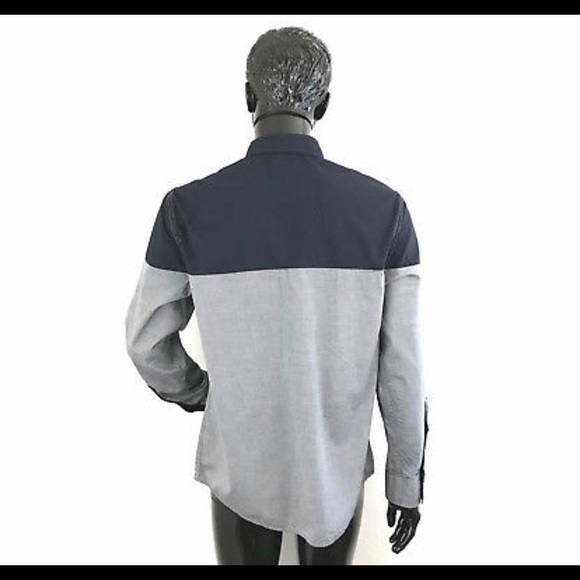 Rock&Republic Mens Large Two-Tone Blue/Grey - Picture 3 of 7